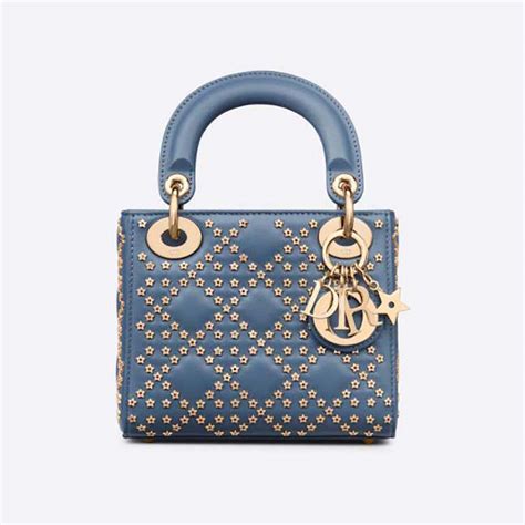 lady dior bag blue|denim lady dior bag.